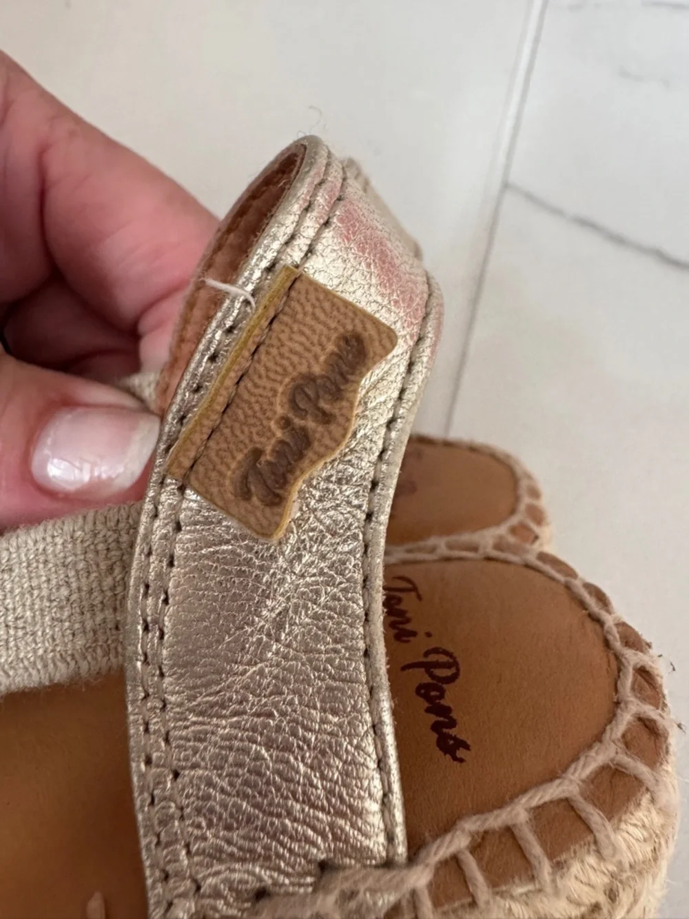 Girls' Eli-p Wedge Espadrilles Toni Pons - Sz 25 (8.5-9)